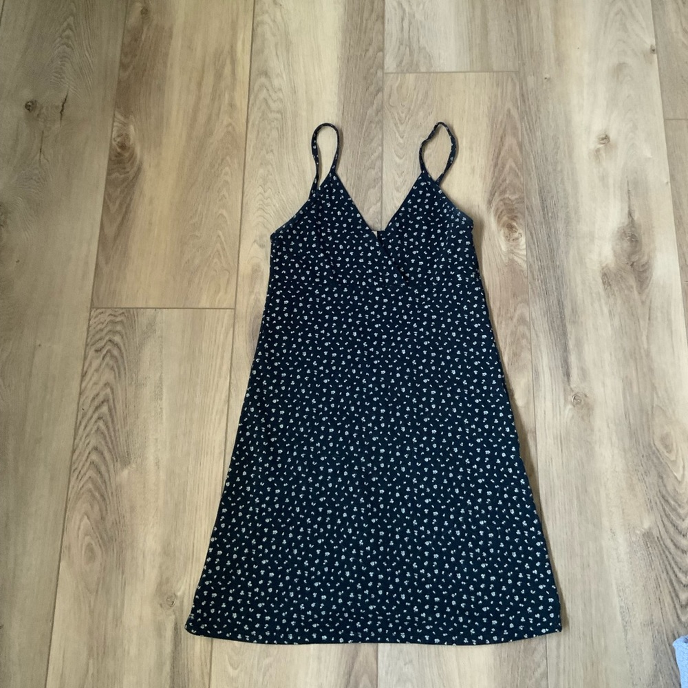 Black John Galt Flower Printed Dress
